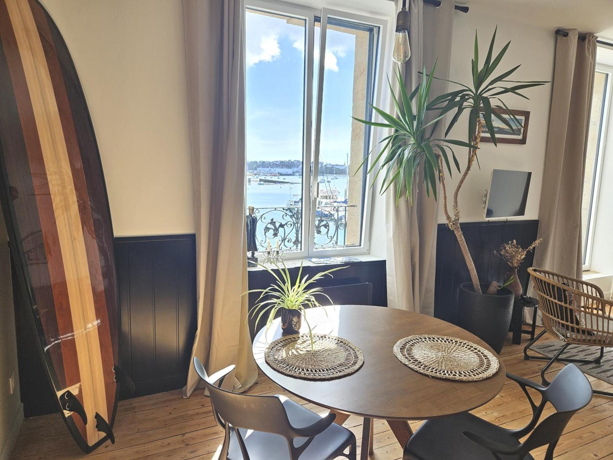 Anatoline Audierne Appart'Hotel Vue Mer - Sea & Harbor Stay 外观 照片