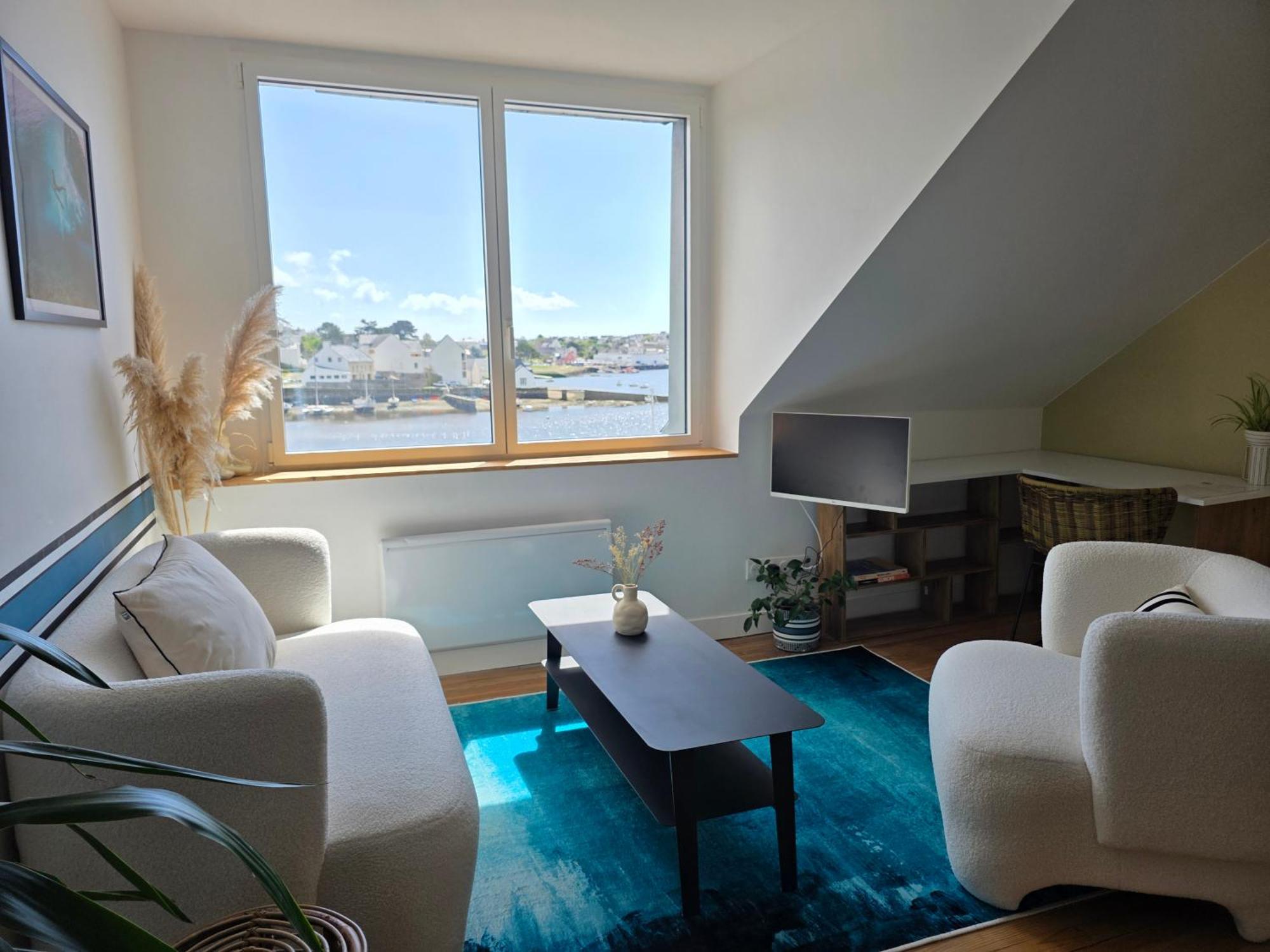 Anatoline Audierne Appart'Hotel Vue Mer - Sea & Harbor Stay 客房 照片