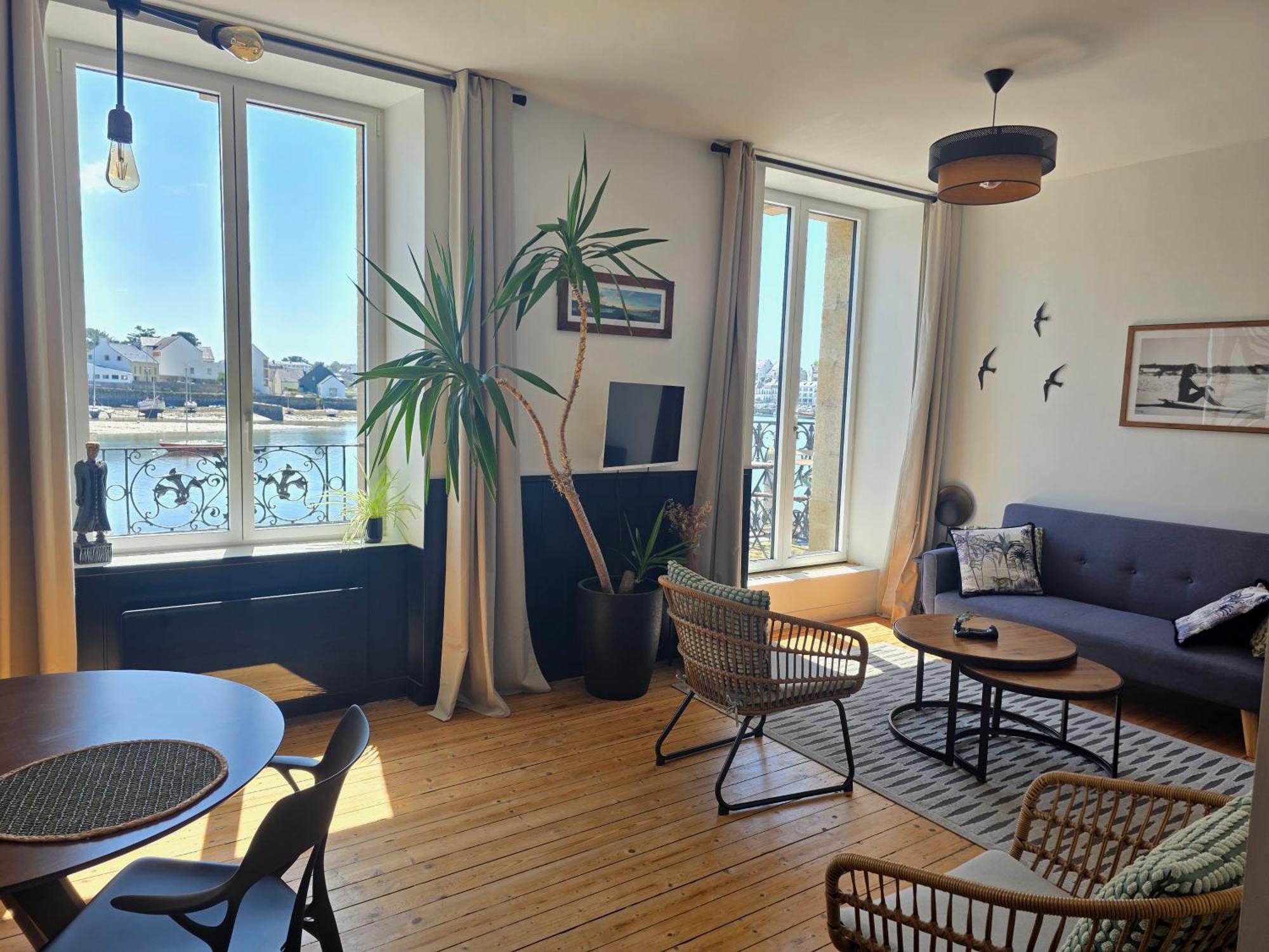 Anatoline Audierne Appart'Hotel Vue Mer - Sea & Harbor Stay 外观 照片