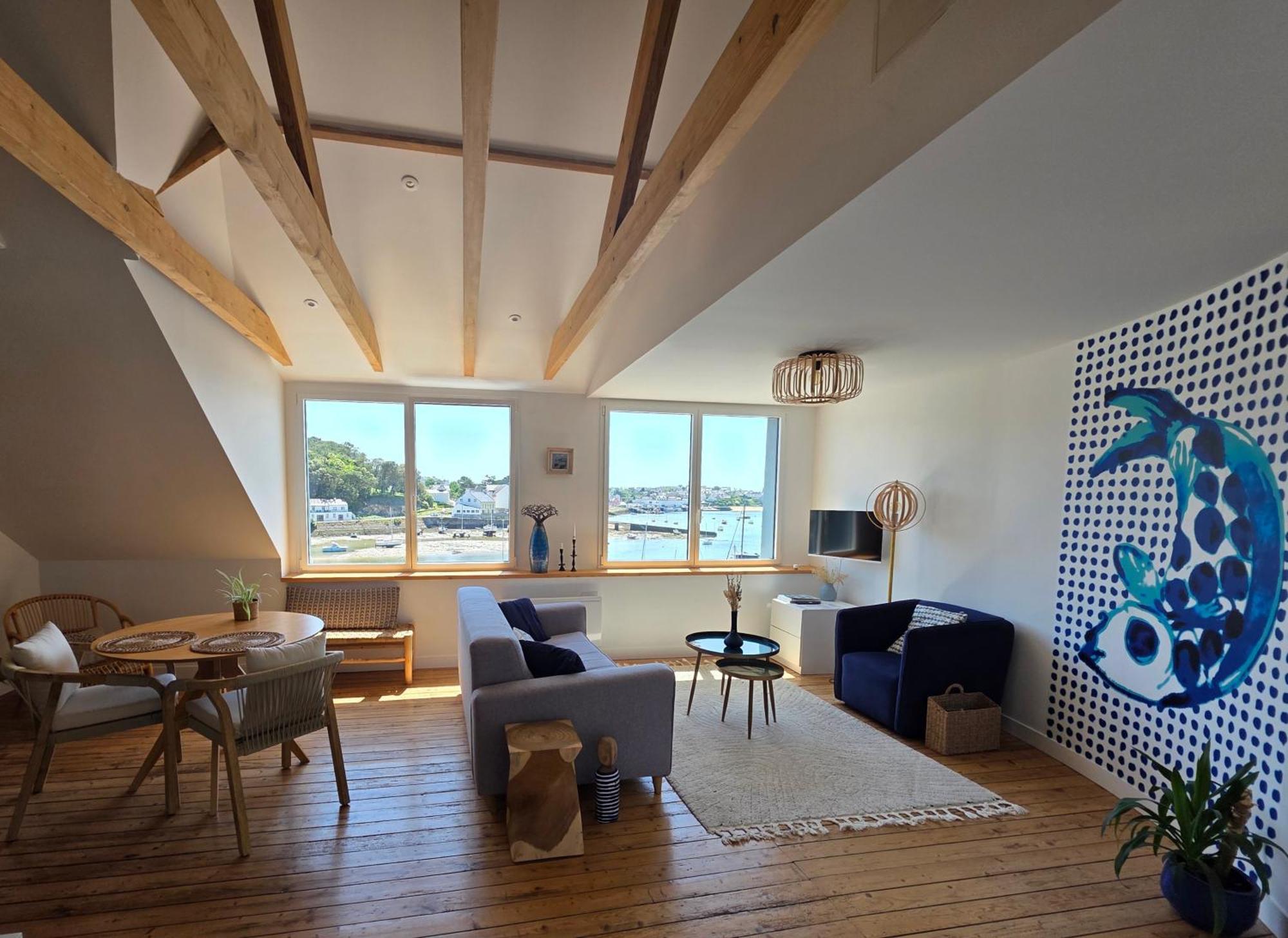 Anatoline Audierne Appart'Hotel Vue Mer - Sea & Harbor Stay 外观 照片